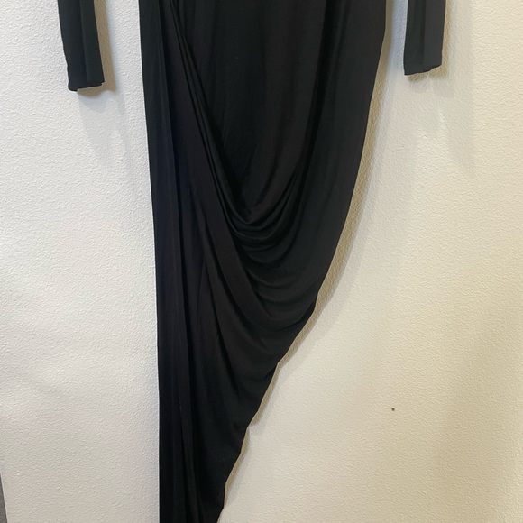 NWT ASTR Twist Wrap Asymmetrical Body-Con Dress size L - Picture 6 of 6